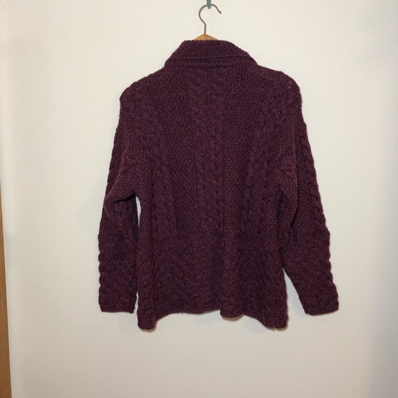 Sweaters of Ireland Merino Wool Aran Irish - Picture 10 of 12